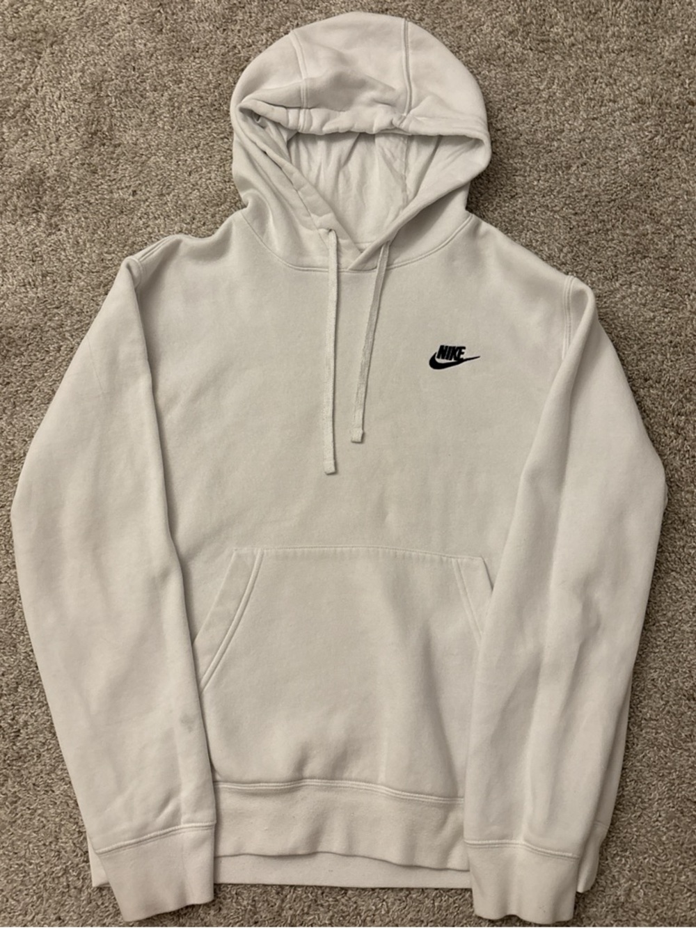 Nike White Hoodie